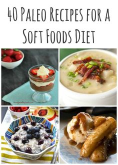 Mechanical Soft Diet, Soft Food Diet, Braces Food, Wls Recipes, Soft Foods, Paleo Diet Recipes