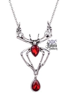 ❤️🕷️Be My Dark Valentine! . . . . . #hekatejewelry #spidernecklace #spiderjewelry #spiders #necklaces #skulljewelry #darkheart #darkvalentine #silverjewelry #gothicjewelry #gothjewelry #darkjewelry #punkjewelry #grungejewerly #halloweenjewelry #crystalnecklace #crystaljewelry #witch #witchyjewelry #witchythings #gothwitch #gothmetal #metalgirl #heavymetal #rockerchick #metalgoddess #punkgirl #gothicgirl #altgirl #gothgirl #gothicfashion #gothstyle Widow Spider, Spider Necklace, Silver Jewelry Necklace, Punk Jewelry, Necklace Red