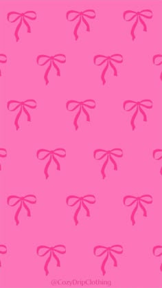 pink bows on a pink background