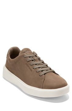 Smooth leather crafts a classic sport inspired low profile sneaker that features a luxuriously comfortable molded footbed that adds comfort to every step. Round toe Lace-up Cushioned insole Padded cuff White sole Leather upper, manmade sole Imported Mens Work Shoes Casual, Men Shoes Casual, Mens Style 2024, Best Sneakers For Men, Men’s Sneakers, Mens Dress Sneakers, Mens Business Casual Shoes, Men's Accessories, Comfortable Mens Shoes