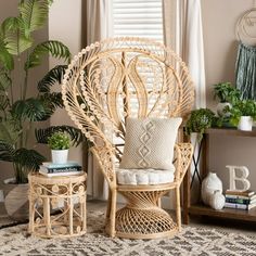 a living room filled with furniture and plants