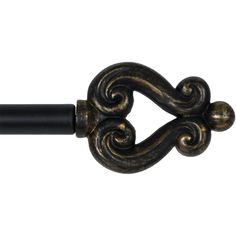 The rod set includes 1 rod and brackets and 1 set of two finials . The adjustable curtain rod measures 5/8" diameter and comes with decorative finials. The finials measure 3 1/4" long and 2 1/4" across at the widest part. Rod Set, Home Decor Store, Curtain Rod, Harp, Curtain Rods, Finials, Window Treatments, Bed Bath Beyond, Bed Bath