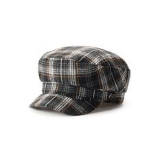 Complete your look with this Women's Sonoma Goods For Life Plaid Conductor Cap.Complete your look with this Women's Sonoma Goods For Life Plaid Conductor Cap. How do you accessorize? Check out our ACCESSORIES GUIDE for essential tips to elevate your style with must-have accessories.FEATURES 2-in. curved brim 22.5-in. inner circumference Cadet hat Elastic backFABRIC & CARE Polyester, acrylic, rayon, nylon, wool, other fibers Spot clean Imported Size: One Size. Color: Black. Gender: female. Age Gr Casual Flat Brim Baseball Cap For Fall, Fall Casual Flat Brim Baseball Cap, Casual Plaid Hat For Fall, Casual Plaid Flat Cap, Conductor Hat, Toad Costume, Plaid Hat, Cadet Hat, Accessories Guide