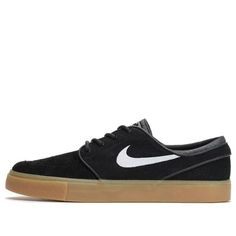 Nike Zoom Stefan Janoski 'Black Gum' 333824-021 (SNKR/Retro/Skate/Casual/Unisex/Low Top) Nike Janoski, Stefan Janoski, Black Gums, Nike Zoom, Stylish Sneakers, Low Top, Light Brown, Perfect Pair, Gum