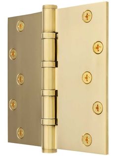 an image of a brass door hinge