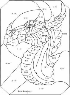 a coloring page with an image of a jellyfish in it's mouth and numbers on