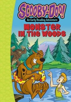 scooby dog and the early reading adventure monster in the woods book cover art