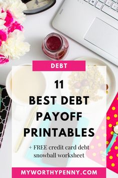 the best debt payoff printables and free credit card debt snowball worksheet