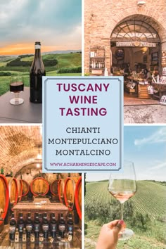 wine tasting in chianti, montpulcano and the tuscann hills