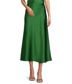 Antonio Melani Bella A-Line Satin Maxi Skirt | Dillard's Holiday Party Inspiration, Satin Maxi Skirt, Satin Midi Skirt, Career Woman, Satin Maxi, Antonio Melani, Midi Skirts, Dillard's, Modern Woman