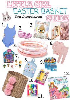 Easter Basket For One Year Old, Easter Basket Ideas For Girls 3-5, Easter Basket For Toddler Girl, Easter Kids Baskets, Easter Basket For Baby Girl, Toddler Girl Easter Basket Ideas, Easter Basket Ideas For Preschoolers, Girls Easter Basket Ideas, Easter Hunt Ideas