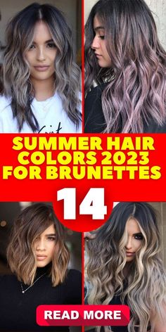 New Trendy Hair Color 2023, 2023 Hair Colours For Women, Hairstyles Color 2023, Hair Colour Ideas For Brunettes 2023, Hair Color Trends 2023 Women Summer, Trendy Hair Colors 2023 Short Hair, Hair Color Ideas For Women In 30s, August Hair Color Ideas 2023, 2023 Color Hair Trends For Women