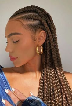 Feed In Braids Hairstyles, Plaits Hairstyles, Feed In Braid, Hair Guide, Natural Hair Braids, Cornrow Hairstyles, African Braids Hairstyles, African Braids, Long Braids