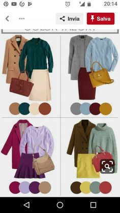 Combo Outfits, Autumn Color Palette Fashion, Mode Ab 50, Vintage Street Fashion, Skirt Inspiration, Outfits Hijab, Color Combos Outfit, Casual Work Outfits Women