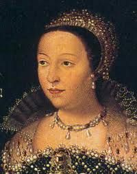 an old painting of a woman wearing a tiara