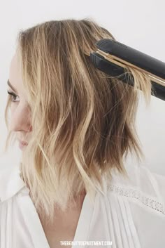 loose waves trick the beauty dept Kids Haircuts, How To Curl Short Hair, Hairstyles Medium, Hair Photo, Women Hairstyles, Hairstyles Short, Hair Today