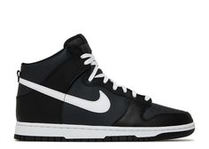 Flight Club, Dunk High, Flight, Black White, Black And White, Nike, Sneakers, White, Black