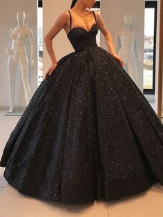 Ball Gown Glittering Sparkle Engagement Formal Evening Dress Sweetheart Neckline Sleeveless Sweep / Brush Train Sequined with Sequin 2022 8703186 2022 – $199.99 Modest Prom Dresses, Sequin Ball Gown, Black Ball Gown, Dress Sweetheart Neckline, Sequin Evening Gowns, Modest Prom, Custom Prom Dress, Dresses Ball Gown, Dresses Formal Elegant