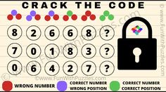 3-Digit Passcodes: Can You Crack the Code and Open the Lock? Mental Exercises, Cognitive Development