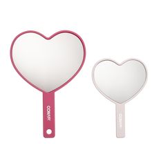 Handheld Heart Mirrors - HANDHELD HEART MIRRORS 2PKFeatures2 heart-shaped mirrors with standard magnificationLong easy-grip handleDurable yet lightweightLarge mirror can be hung for hands free use - Handheld Heart Mirrors Heart Mirror, Free Use, Tool Accessories, Ulta Beauty, Makeup Tools, Hands Free, One Color, Beauty Tools, Beauty Women