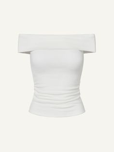 Off Shoulder Top Png, Cute Tops Png, Cute Tops Winter, White Casual Top, Off Shoulder Top Aesthetic, Tops White Background, Outfits With White Background, Kpop Shifting Outfits, White Top Png