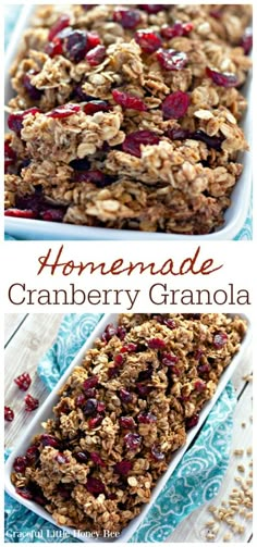 Cranberry Granola, Pumpkin Tart, Bacon Muffins, Baked Granola, Breakfast Yummy