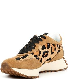 Steve Madden Campo-L Leopard Calf Hair Mixed Media Retro Sneakers | Dillard's Sneaker Outfits, Heart Shoes, Sneakers Outfit, Shoe Game, Go Shopping, Tennis Shoes