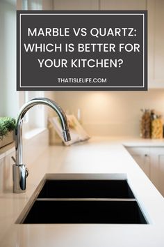 Marble VS Quartz: Which is better for your kitchen? Best Quartz That Looks Like Marble, Quartz Looks Like Marble, How To Charge Clear Quartz, How To Take Care Of Quartz Countertops, Stonemark New Carrara Marmi Quartz, Boho Kitchen, Kitchen Marble, Marble Granite, Countertop Materials