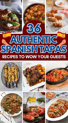 an image of authentic spanish tapas recipes to wow your guests