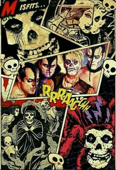 a poster with images of people and skulls on it's back cover for the album r - racquet