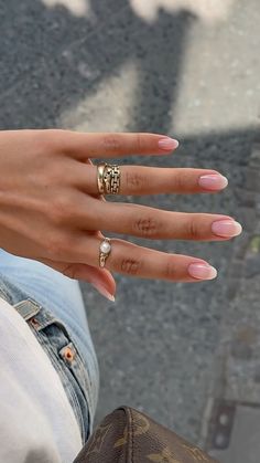 Soft clean French tip nail idea Light White Nails With Design, French Tip Nails No Acrylic, And White Nails, No Color Nails, Dipped Nails Ideas French Tip, Cute Short Almond Nails French Tip, Feminine French Nails, Very Basic Nails, Clean Cute Nails