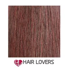 The Hair Extension Company - 20" Stick Tip Human Hair Extension 1g - Dark Burgundy