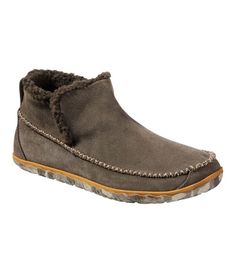 Men's Mountain Slippers, Boot Mocs | Slippers at L.L.Bean Comfortable Outdoor Boots With Textured Sole, Cozy Outdoor Slip-on Slippers, Outdoor Cozy Slippers With Rubber Sole, Cozy Outdoor Slippers With Rubber Sole, Comfortable Suede Outdoor Boots, Comfortable Suede Boots For Outdoor, Cozy Outdoor Boots With Round Toe, Cozy Round Toe Outdoor Boots, Slippers For Men