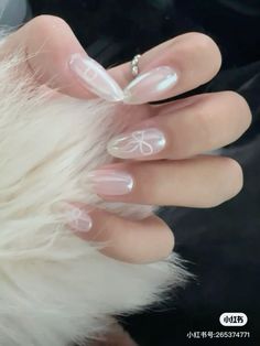 Long Asian Nails, Nails Ideas Colourful, Ive Nails Kpop, Simple Colourful Nails, Simple Aesthetic Nail Designs, Nail Ideas Pearl, Colourful Nail Ideas, College Nails Ideas, Art Themes Ideas