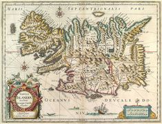 an old map of scotland showing the location of several towns