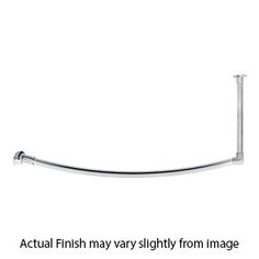 an image of a bathroom towel bar with the words actual finish vary slightly from image