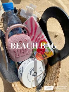 #girl #beach #essentials #totebag Beach Bag Essentials, Girl Beach, Bag Essentials, Beach Essentials, Essential Bag, Beach Bag, Tote Bag