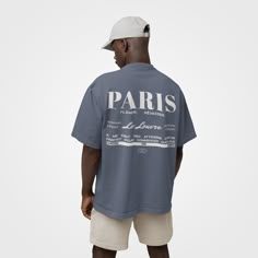 "Introducing \"Paris,\" our charming vintage-inspired oversized t-shirt, crafted to infuse your classic style with a touch of timeless allure. Whether you're seeking the ideal gift for someone who appreciates vintage charm or treating yourself to an effortlessly chic wardrobe essential, this t-shirt is the perfect choice. 🌟 All designs are 100% created by us! 🌟 🛒 How to Order 1) View are colour and size charts before you place your order 2) Select your \"SIZE\" and \"COLOUR\" These are oversized clothes, so we recommend ordering in your current size. 4) Select the quantity 5) Click add to cart ✨ Quality ✨ Our clothing boasts 100% premium combed cotton, woven in a 26-count plain weave that's pre-shrunk for durability. Its heavyweight quality ensures a premium feel, delivering comfort and Classic Tshirt Designs, Paris Streetwear, Paris Tee, Apparel Design Inspiration, Damaged Clothes, Paris Shirt, Oversized Clothes, Chic Wardrobe, Streetwear Shirts