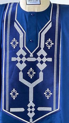 Blue Agbada, African Textiles, African Print Dress, African Men, African Wedding, African Attire, African Fabric