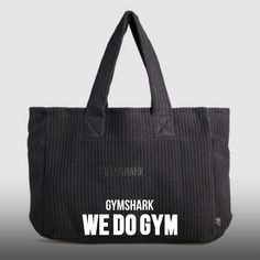 TOTE BAGS >>> Work? Tote. Gym? Tote. Shopping? Tote. • Classic lightweight canvas tote bag• Gymshark wordmark SIZE & FIT• 57cm x 34cm MATERIALS & CARE• 74% Cotton, 26% Polyester SKU: I4A2D-BB2J Cheap Gym Tote Shoulder Bag, Functional Daily Use Gym Tote Bag, Sports Gym Bag Tote With Zipper Closure, Modern Black Tote Gym Bag, Functional Black Tote Gym Bag, Gym Tote, Work Tote, Shopping Tote, Black Tote Bag