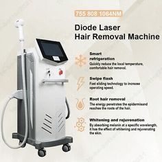 ad eBay - 1064/755/808nm Diode Laser Body Permanent Hair Removal Machine Skin Rejuvenation - Buy Now, click the link (eBay) Back Hair Removal, Lip Hair Removal, Belly Belt, Diode Laser Hair Removal, Permanent Hair Removal, Laser Hair Removal Machine, Fat Burning Machine, Sweat Gland, Hair Removal Machine