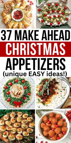 christmas appetizers that are easy to make and delicious