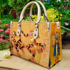 Product information: Product information: Tigger leather bag h99 Women Leather Hand BagManufactured with premium water-resistant PU leather.Size: 29*20*10.5 cm ~ 11.4*7.9*4.1 inch.Features comfortable and sturdy carrying straps 2023 Bags, Custom Leather Bag, Leather Bag For Women, Handbag Leather, Disney Collectables, Leather Bag Women, Women Leather, Personalize Bag, Womens Purses