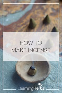 How to Make Incense Make Incense, Aromatic Plant, Burning Incense, Sweet Smell, Aromatic Herbs, Incense Cones