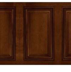 a close up view of the front and side panels of a kitchen cabinet door with woodgrain