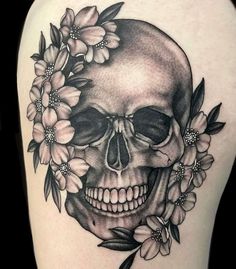 Black and Grey 3 Skull Tattoo Black And Grey, Medium Tattoos, Tattoo Guide, Small Tattoo Placement, Mama Tattoo, Tattoo Pen Machine, Saved Tattoo, Black And Grey Tattoo, Tattoo World