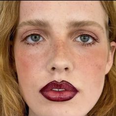 #coolgirlmakeup #makeup #effortlesschic #chic #editorial #redlip #redlipstick #lipliner #rosylips #rosycheeks #redcheeks #blush #boyfriendblush Strawberry Makeup, Makeup Contour, Maquillage On Fleek, Cherry Lips, Edgy Makeup, Kiko Milano, Makeup Obsession, Facepaint, Editorial Makeup