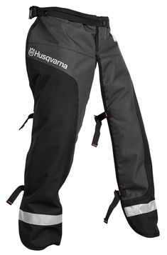 The Husqvarna XP-Protect line of Chainsaw Apron Chaps is designed to protect your legs from your chainsaw.  We offer both Professional and Consumer versions in the 36-38" waist size. Chainsaw protective pants and chaps contain material designed to reduce the risk or severity of an injury, and give the operator extra reaction time when contact is made by a moving chain. The cut retardant material is designed to 'pull' apart and clog up the sprocket system of the chain saw and slow or stop the cha Safety Procedures, Chainsaw Accessories, Pvc Coat, Safety Equipment, Protective Clothing, Pull Apart, Black Business, Adjustable Belt, Personal Protective Equipment