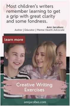 What sets children's literature apart from adult lit? Ann Jacobus delves into the unique aspects of writing for young readers and how it supports their growth and understanding of the world. A must-read for educators and librarians. Visit annjacobus.com. Creative Writing Exercises, Mental Health Activities, Writing Programs, Positive Mental Health, Writing Exercises, Health Books