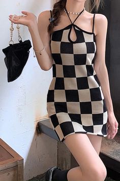 Sexy Casual Plaid Bodycon Dress – Tomscloth Plaid Bodycon Dress Outfit, Style Korea Dress, Bodycon Dress Korean Style, Bodycon Dress Outfit Casual, Cute Fitted Plaid Mini Dress, Cute Fitted Mini-length Plaid Dress, Elegant Mini-length Plaid Dress, Casual Bodycon Dress, Hot Korean Dress